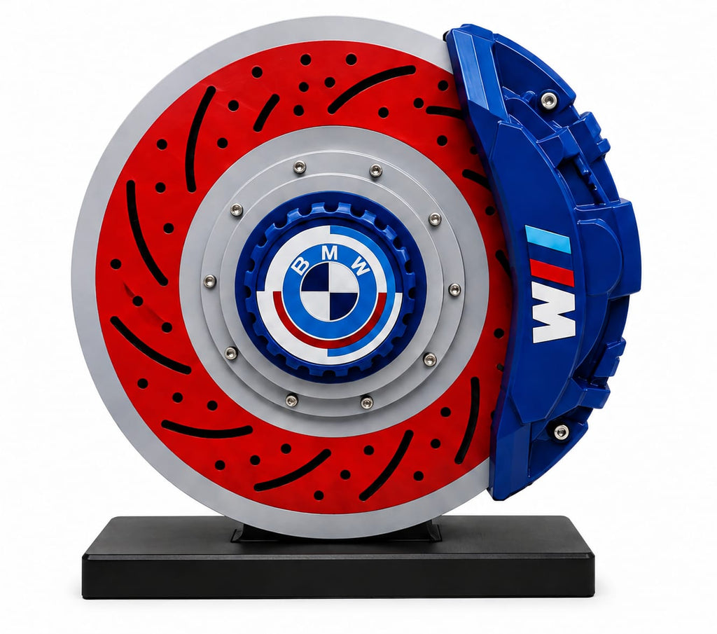 BMW Style Brake Disc LED Lamp - 3D Printed Automotive Decor