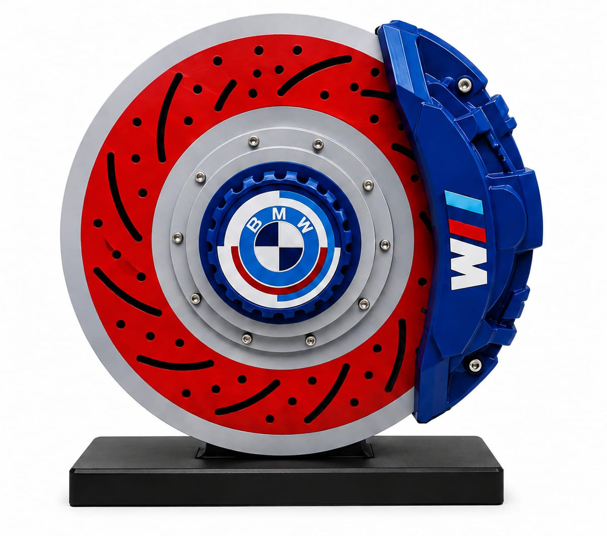 BMW Style Brake Disc LED Lamp - 3D Printed Automotive Decor