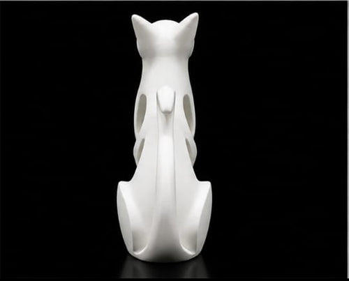 3D Printed Modern Cat Sculpture – 15 cm | Minimalist Home Decor