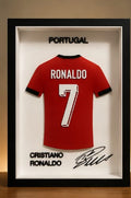 Cristiano Ronaldo 7 – 3D Printed Football Jersey Frame Decor